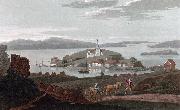 John William Edy Town of Brevig oil painting